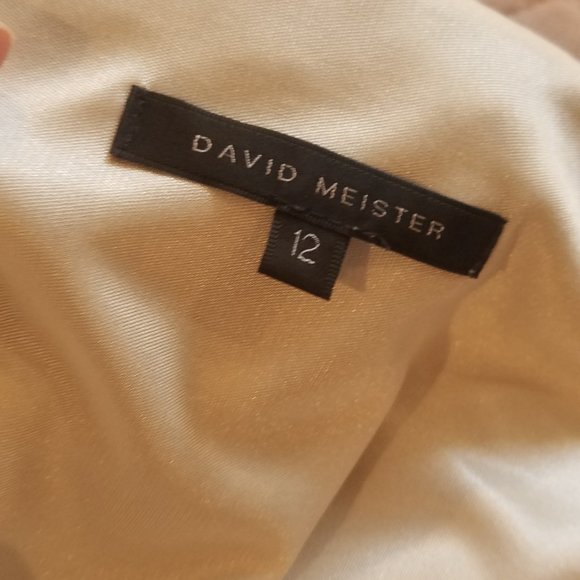 David Meister Black/Cream Cocktail Dress - Picture 5 of 7